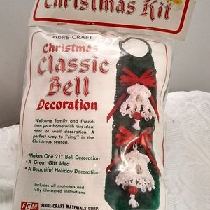 Vintage new Christmas bell decor kit